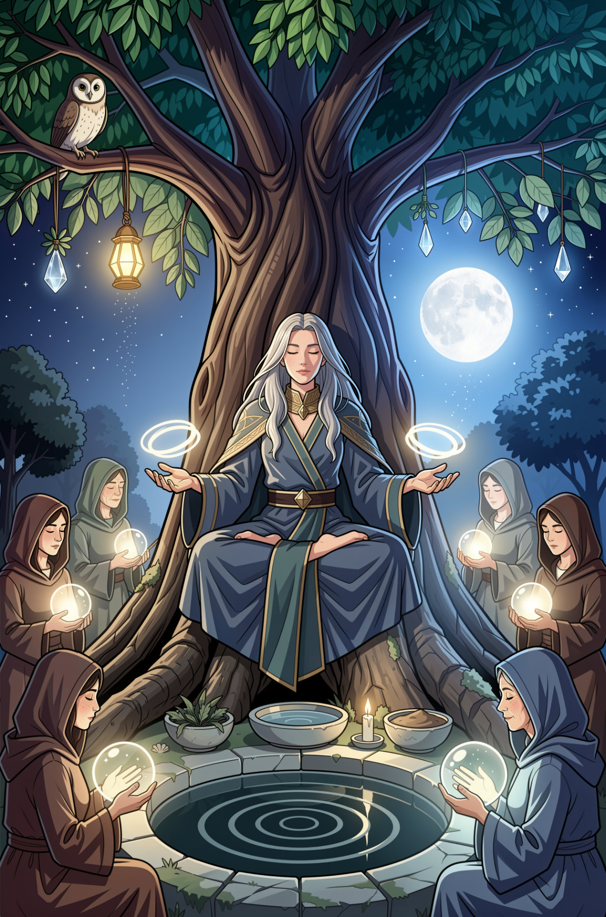 The Moon, the SAGE line