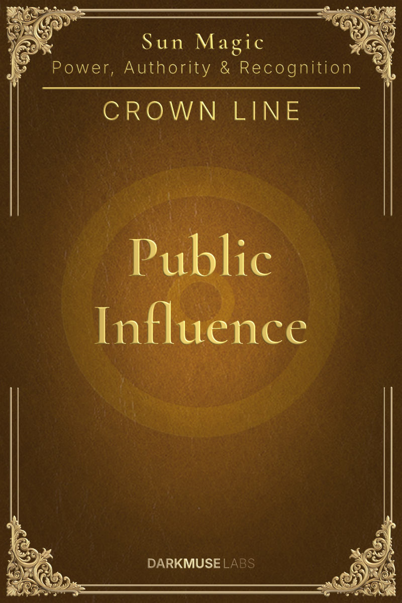 Public Influence. CROWN Line spell sheet.