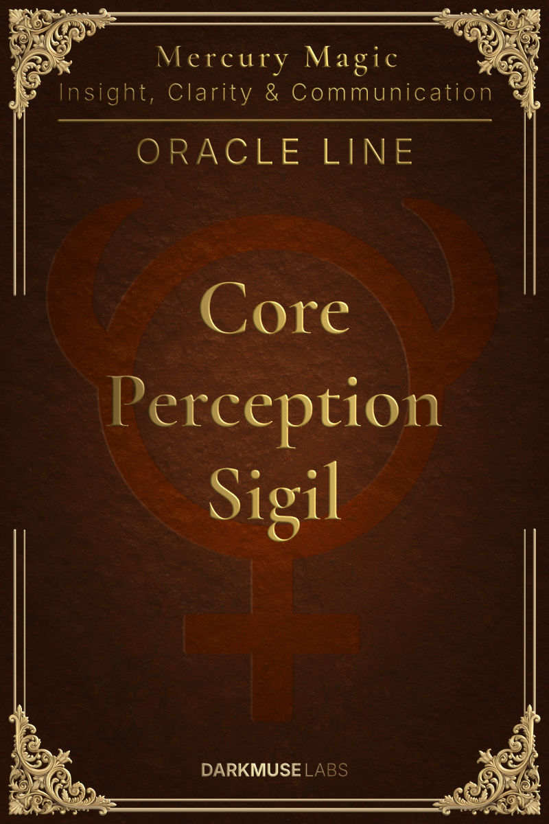 The Core Perception Sigil. ORACLE Line spell sheet.