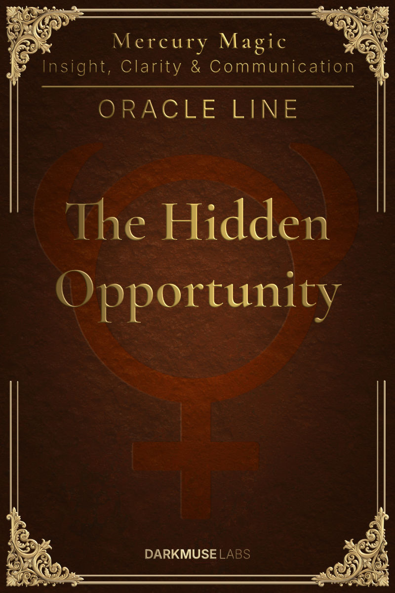 The Hidden Opportunity. ORACLE Line spell sheet.