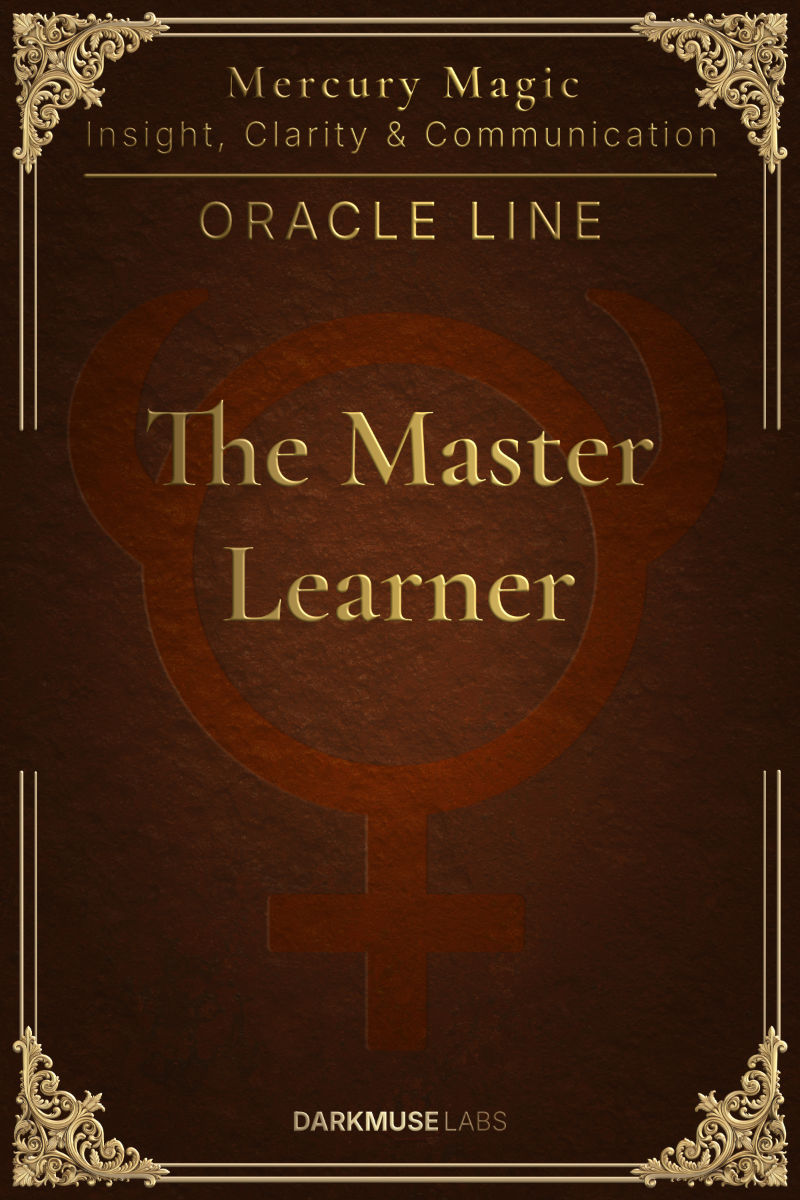The Master Learner. ORACLE Line spell sheet.
