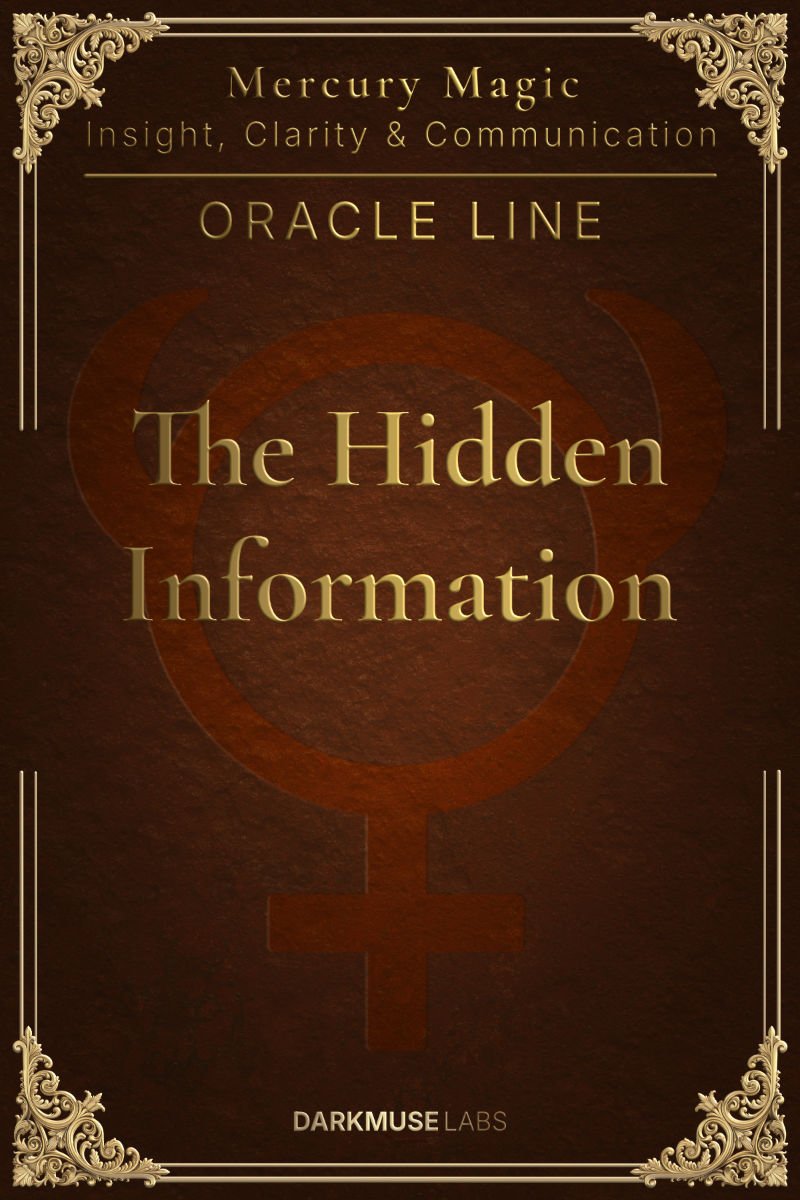 The Hidden Information. ORACLE Line spell sheet.