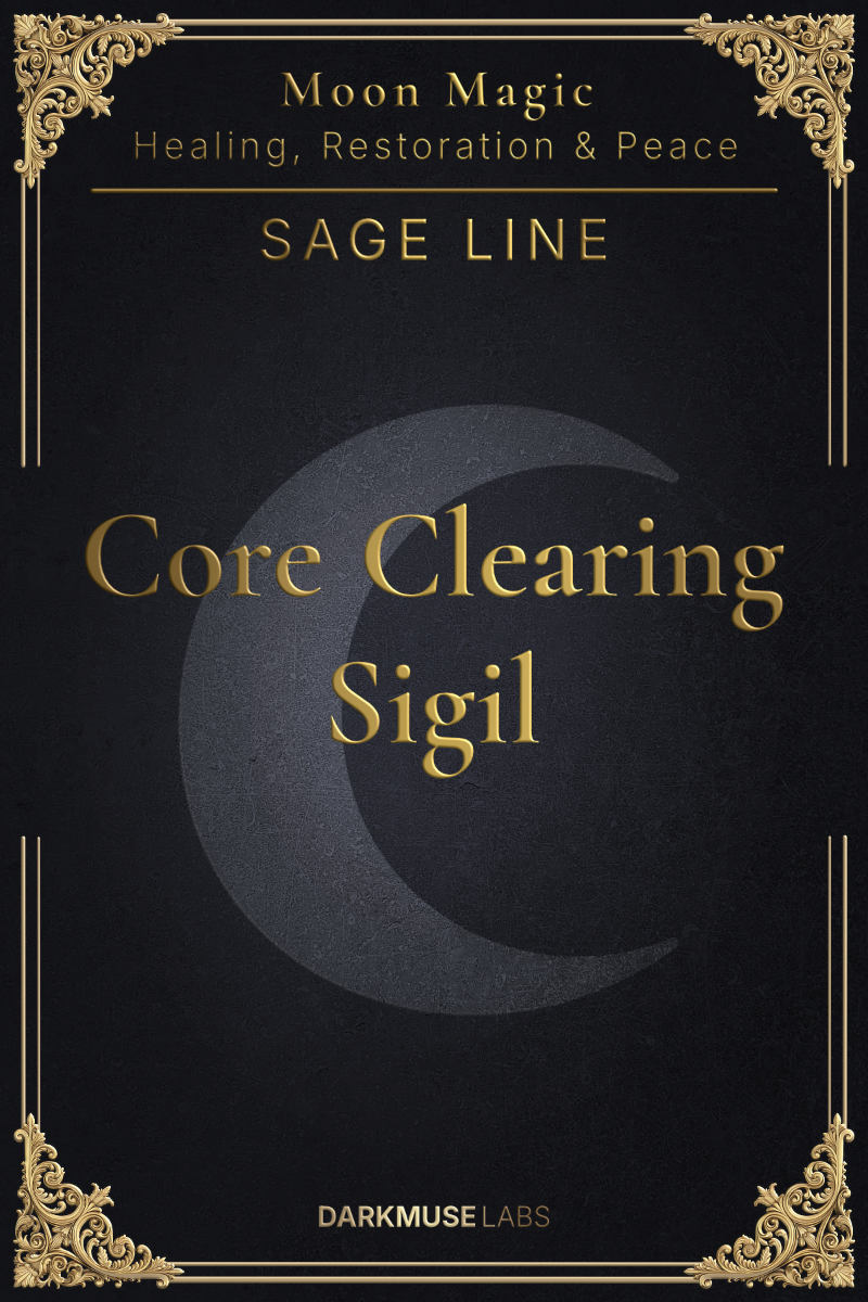 The Core Clearing Sigil. SAGE Line spell sheet.